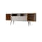 Manhattan Comfort Theodore 62.99 TV Stand, Off White and Cinnamon 222551 - alternate 5